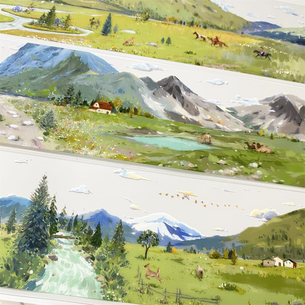 Mountain Range Series One Cycle PET Tape