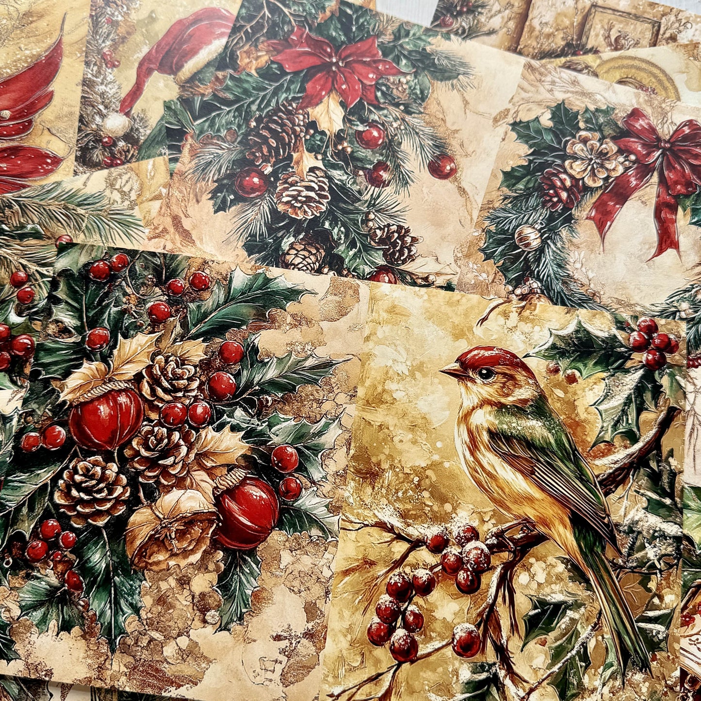 Christmas Series Scrapbook Paper