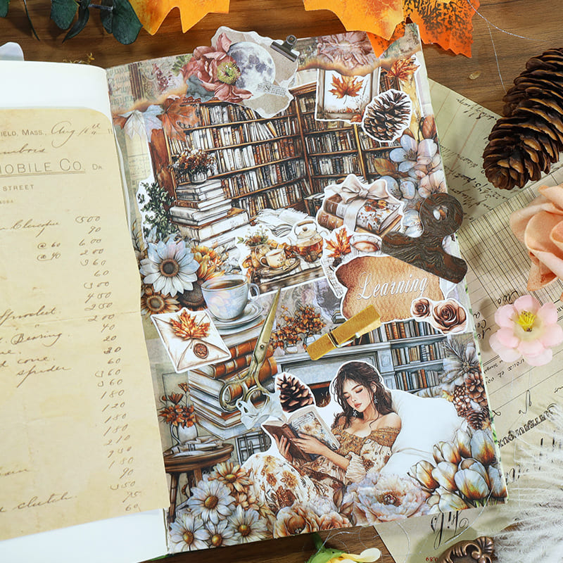 Autumn-Themed Sticker Book