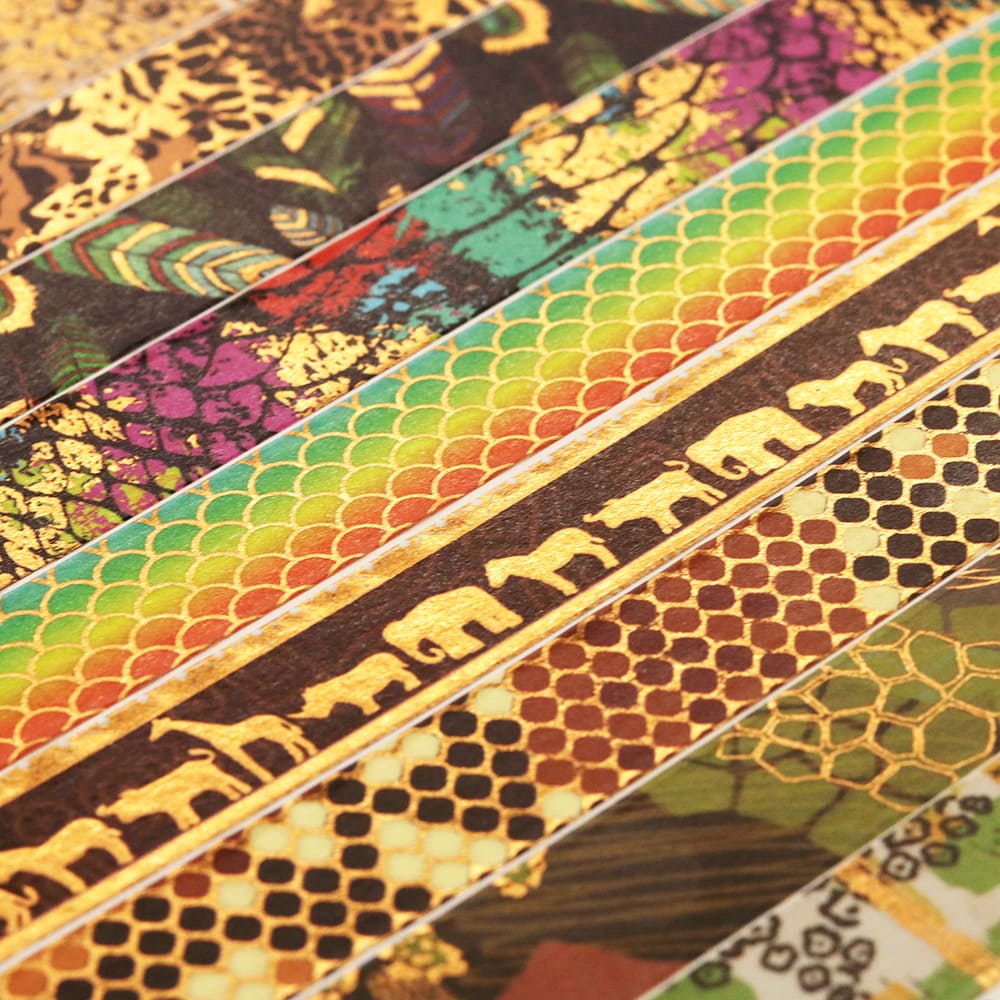 Leopard Print Theme Washi Tape Set