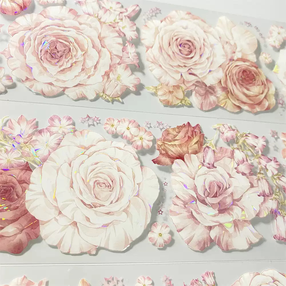 Rose Flower One Cycle PET Tape