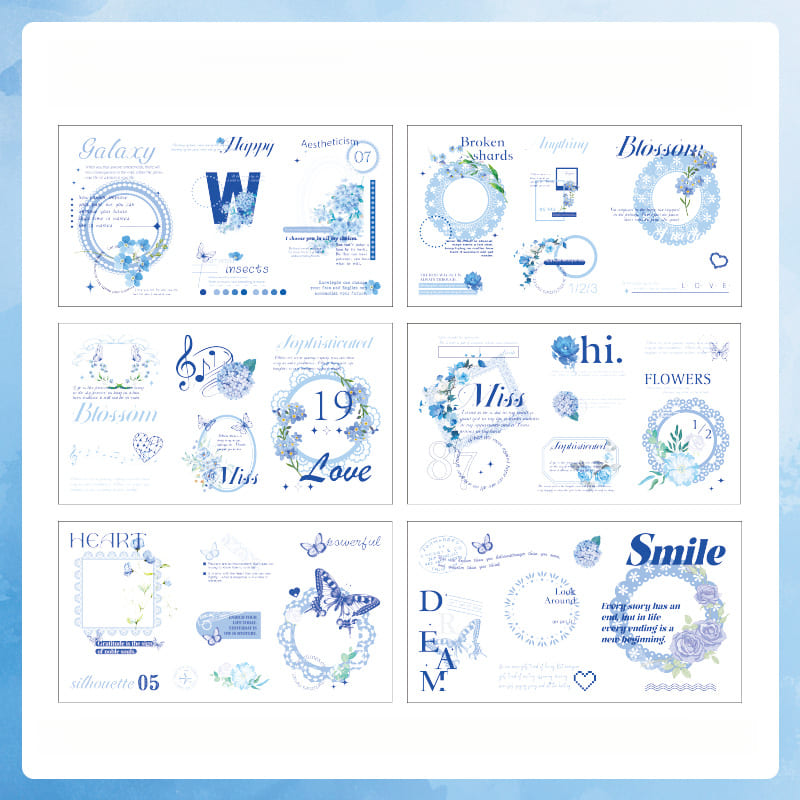Border Flower Stickers
