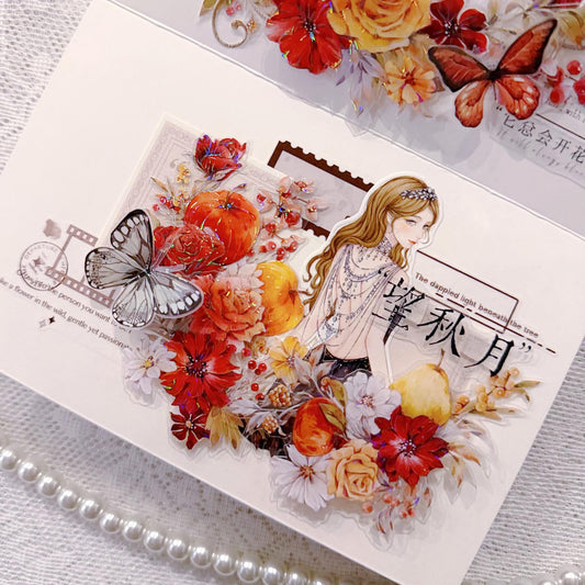 Die-Cut Apple & Flower PET Tape