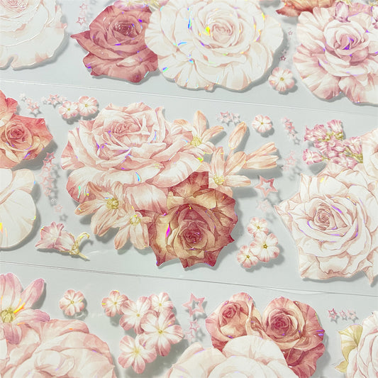 Rose Flower One Cycle PET Tape