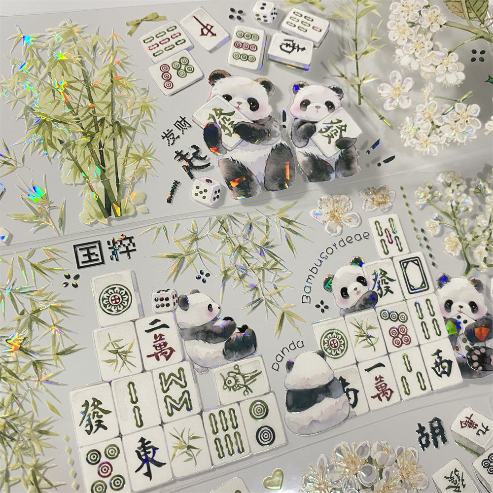 7.5cm*100cm Panda One Cycle PET Tape