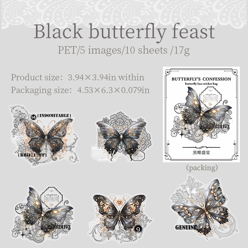 Butterfly Series Stickers