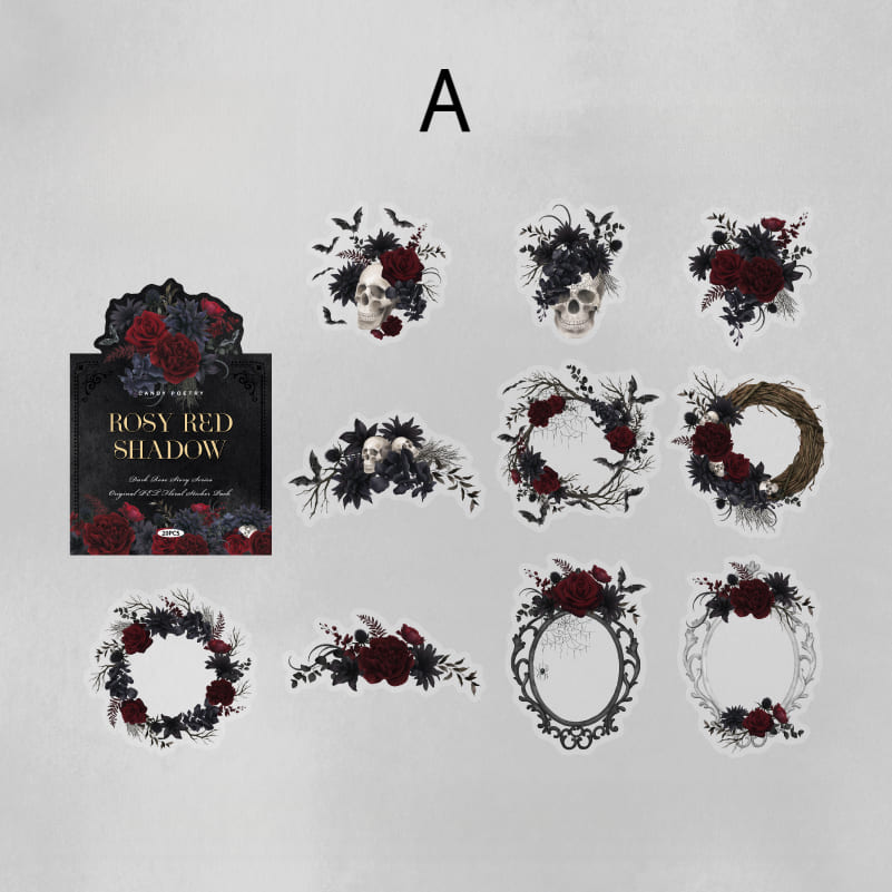 Dark Rose Sticker Pack