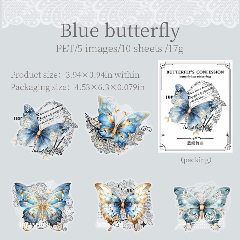 Butterfly Series Stickers