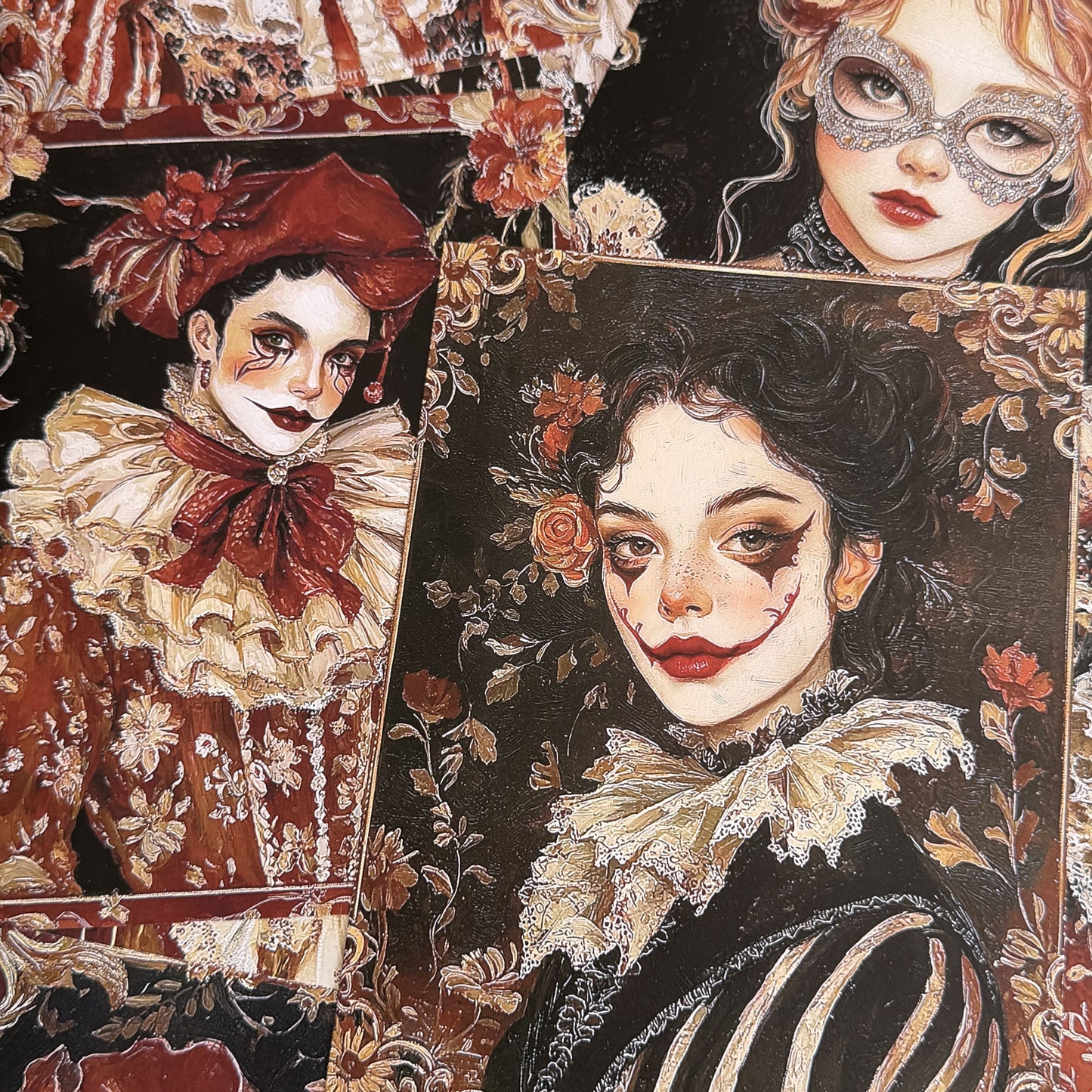 Masquerade Ball Scrapbook Paper