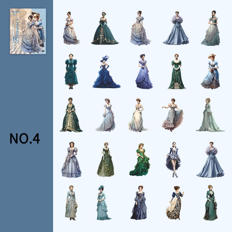 Vintage Character Stickers