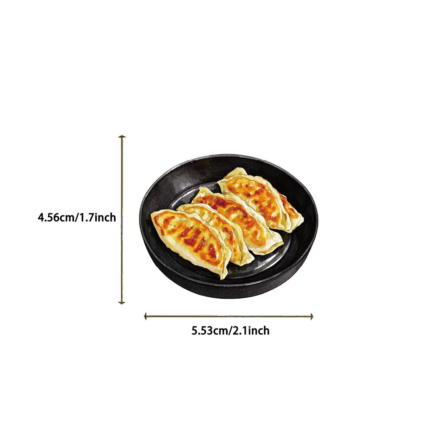 50PCS Chinese Cuisine Food Stickers