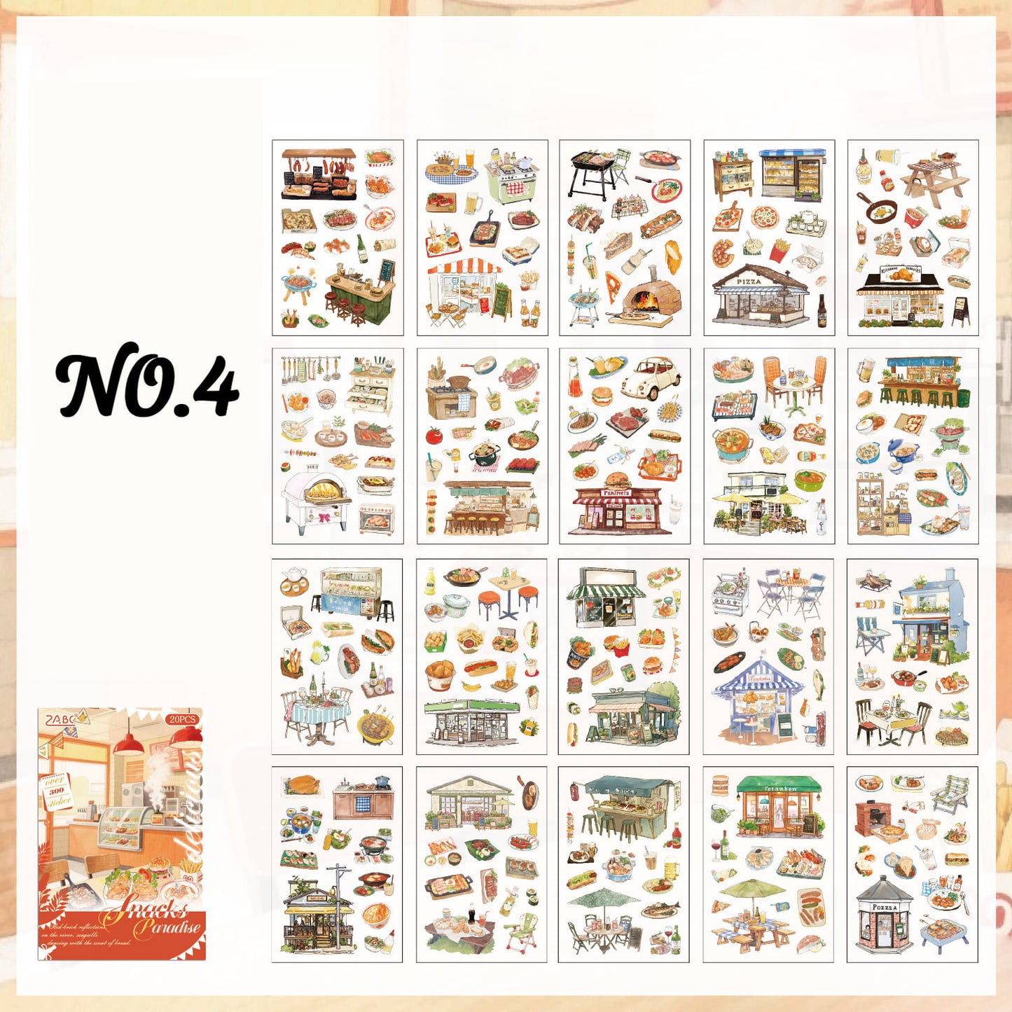 Delicious Time Sticker Book