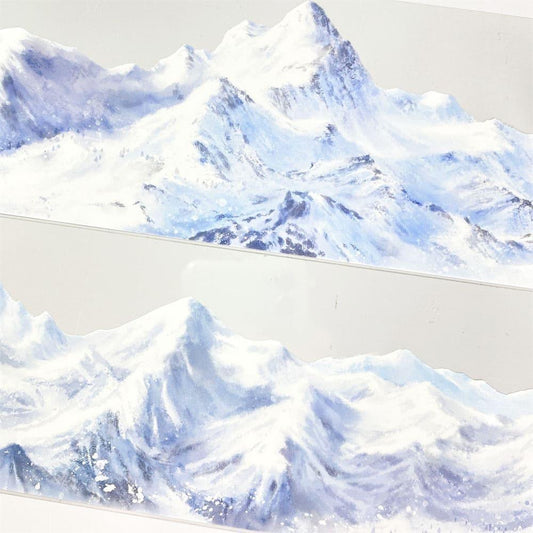 Snowy Mountain RangeOne Cycle PET Tape
