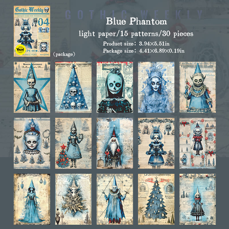 Gothic Theme Scrapbook Paper