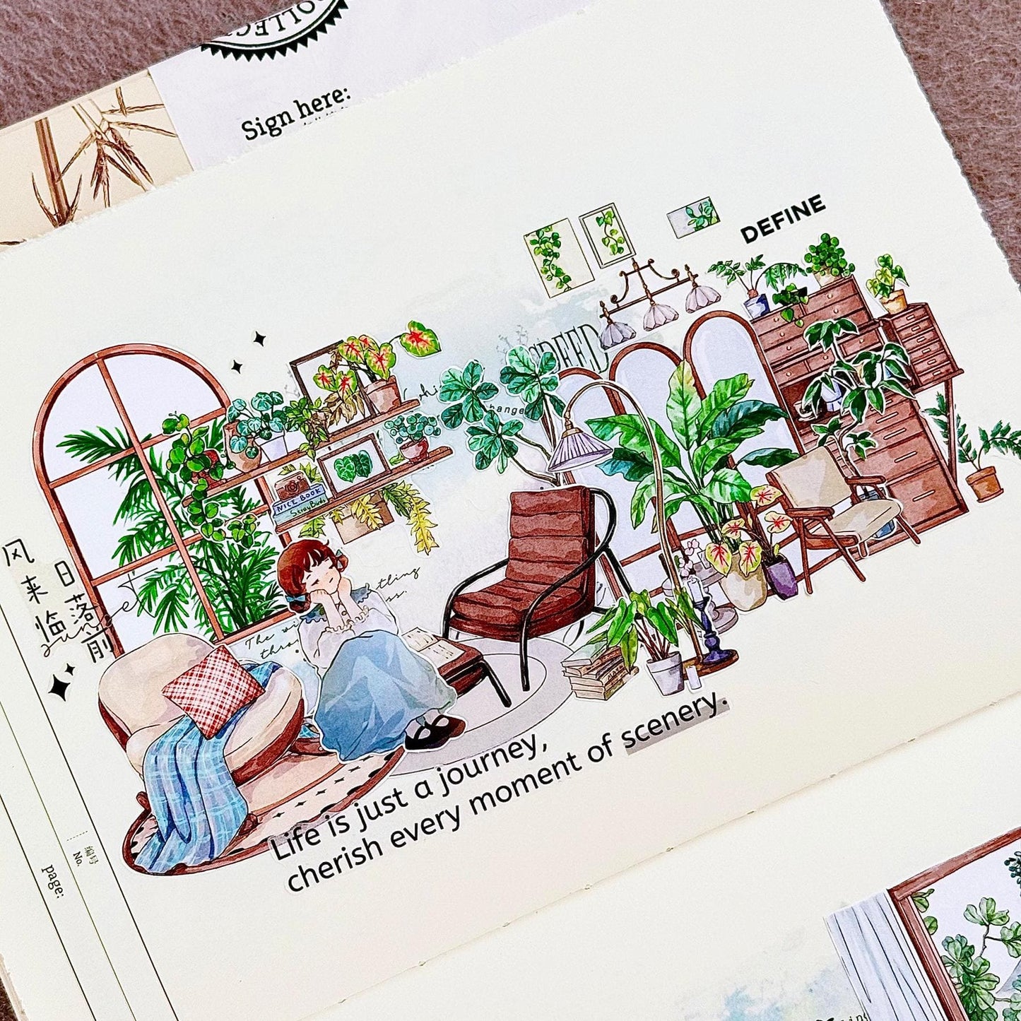 Die-Cutting My Forest House One Cycle PET Tape