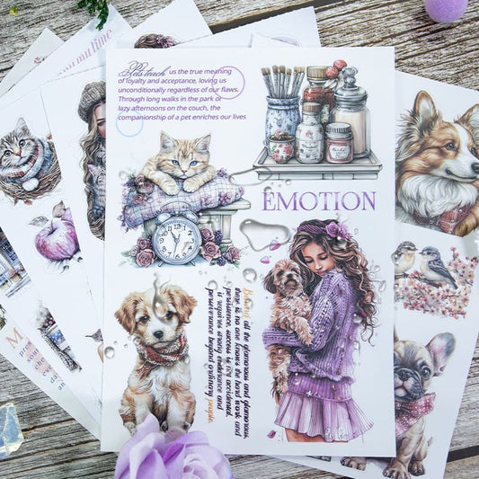 Pet-Themed Sticker Book