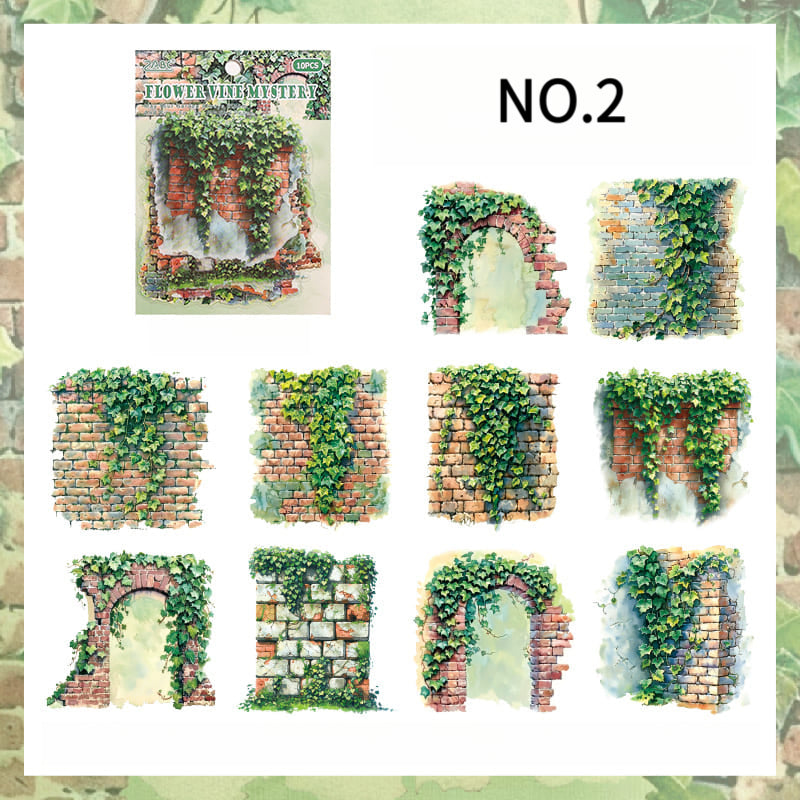 Secret Garden Theme Stickers