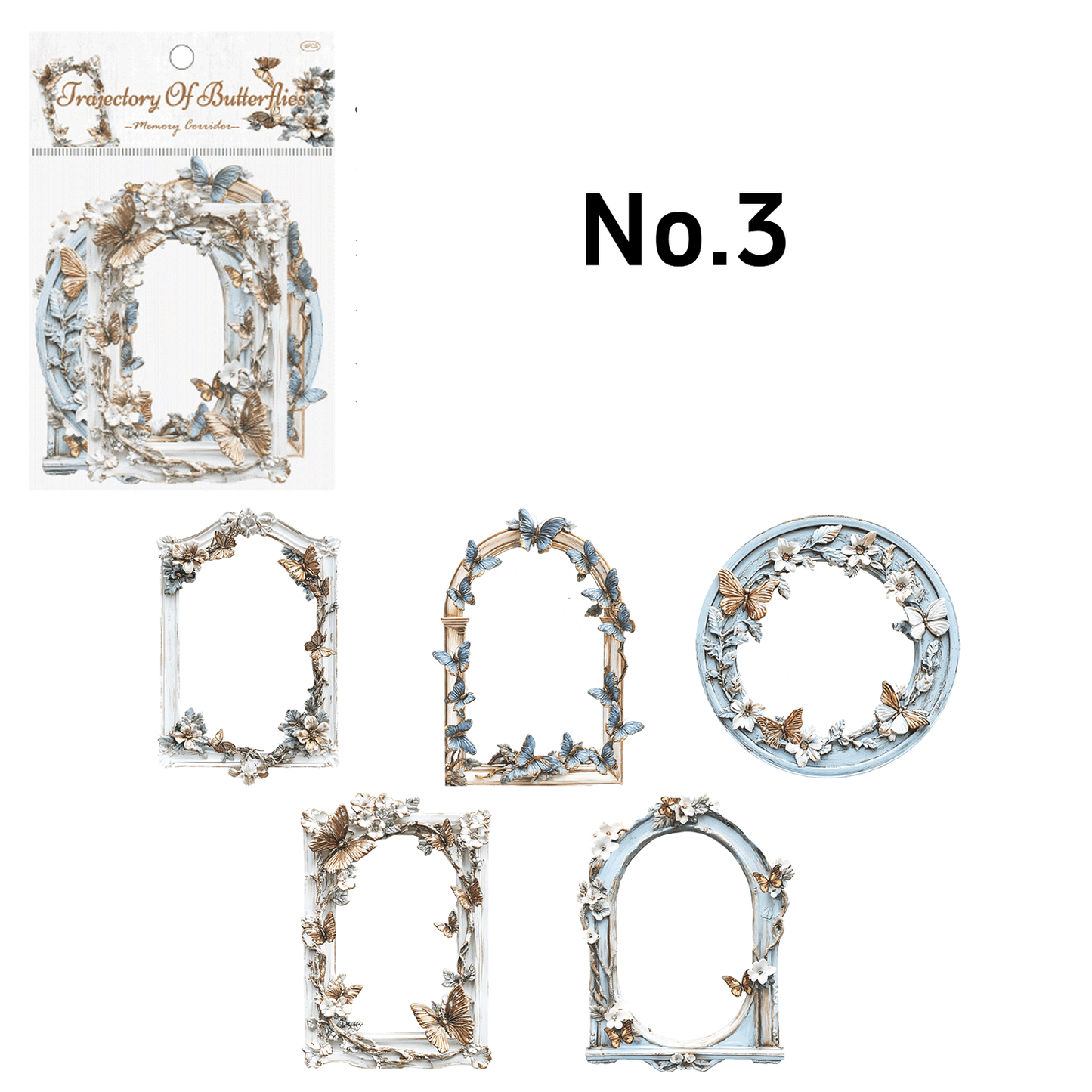 Floral Frame Theme Stickers