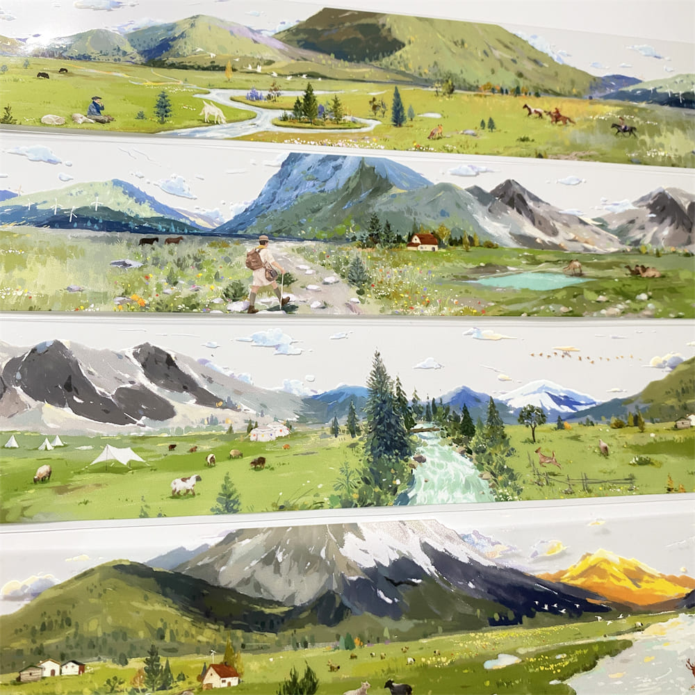 Mountain Range Series One Cycle PET Tape