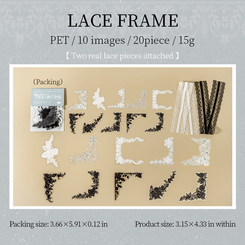 Lace Theme Stickers