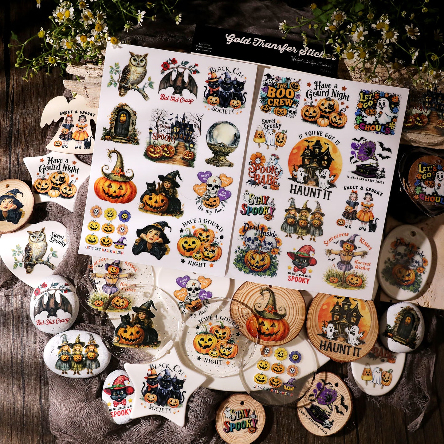 Halloween Theme Transfer Sticker