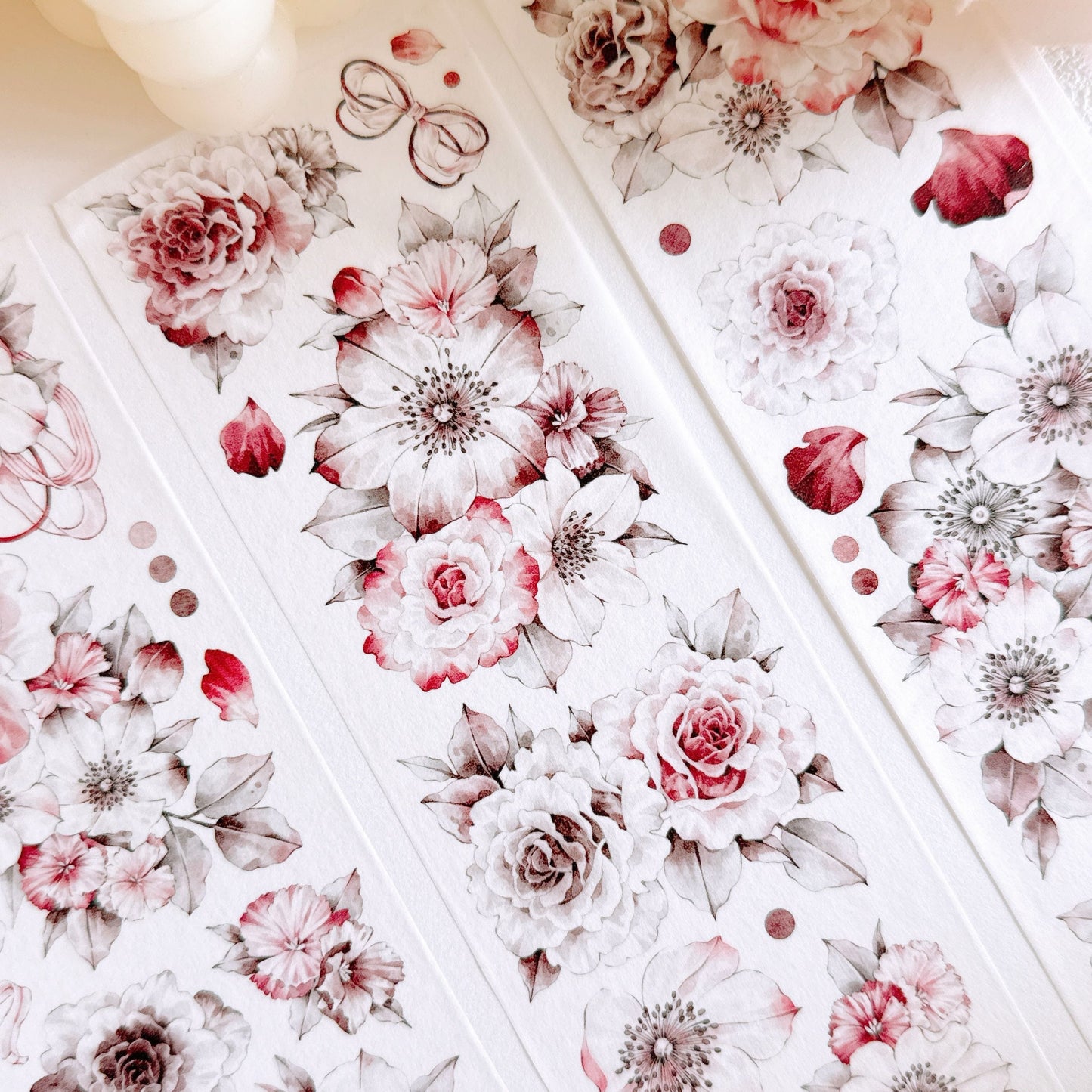 6cm*5m Vintage Flowers Tape