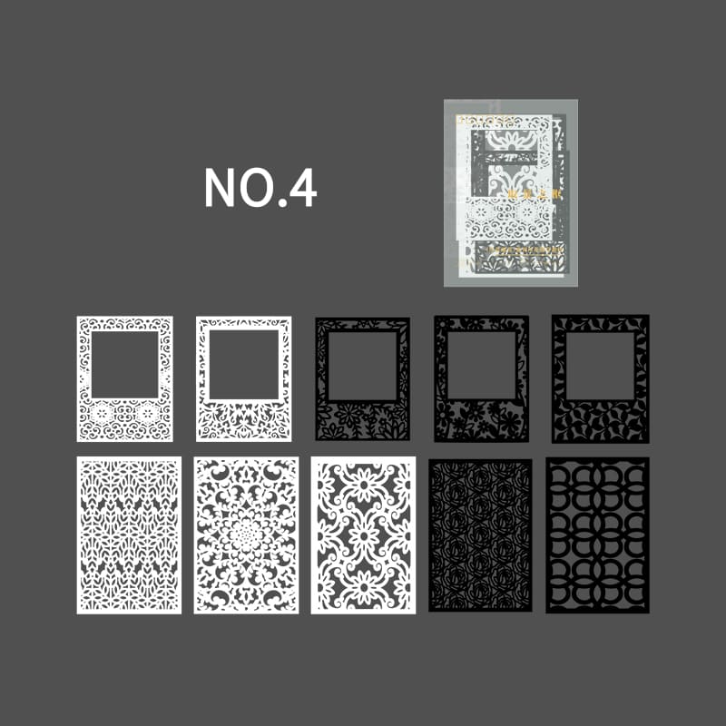 Black and White Lace Border