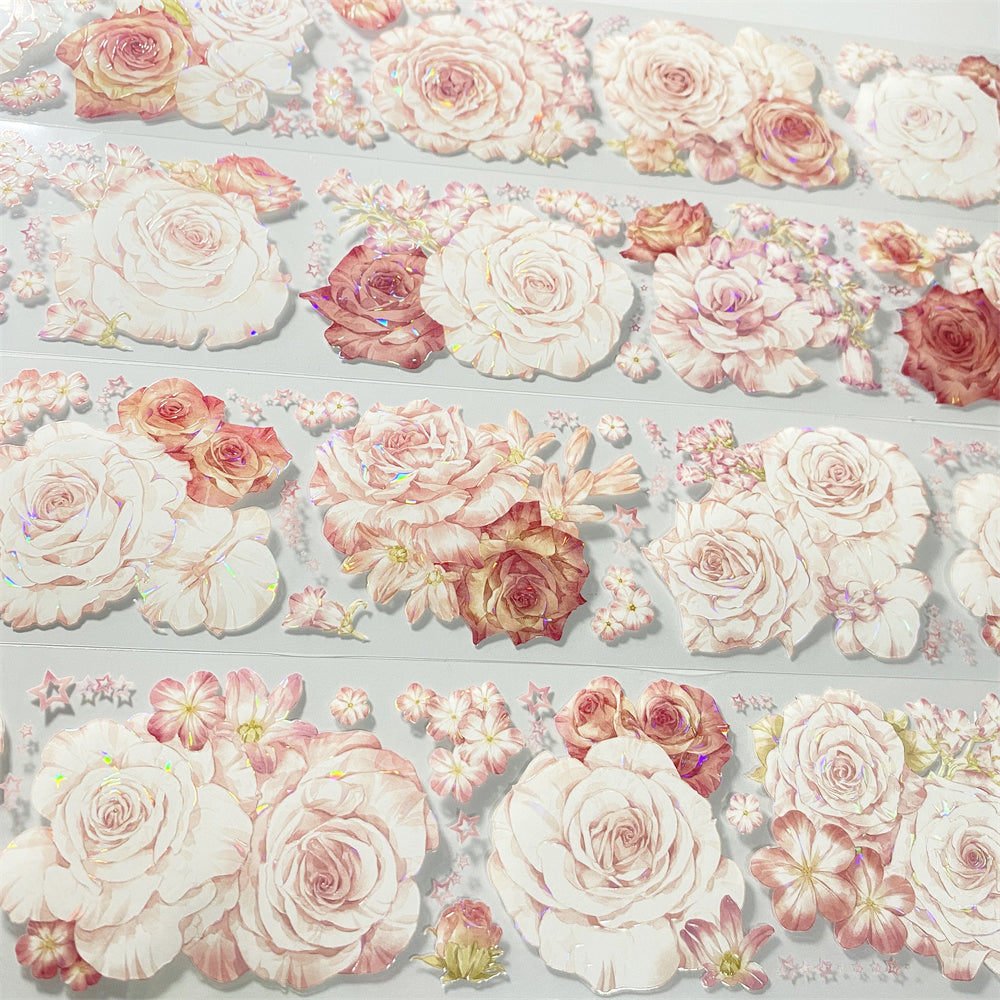 Rose Flower One Cycle PET Tape