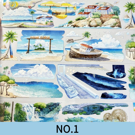 Seaside Collection PET Tape(One Cycle)