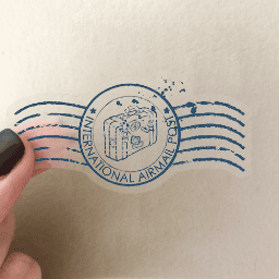 60PCS Vintage Postage Stamps Stickers