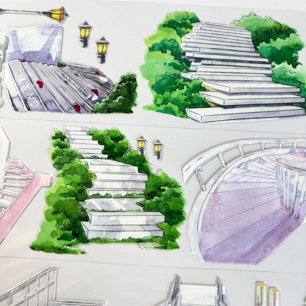 One Cycle Staircase Pattern PET Tape