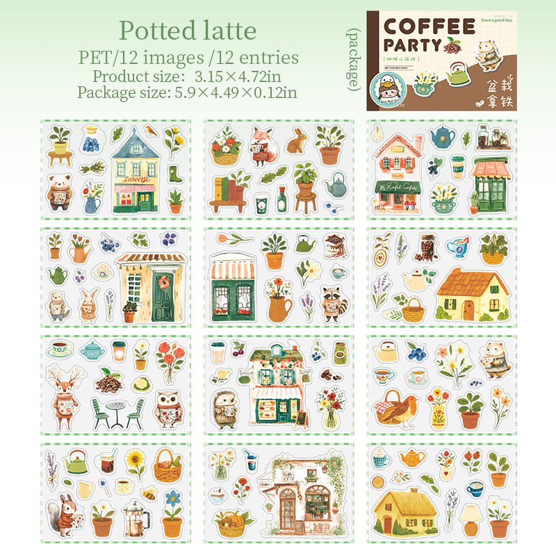 Coffee Queue Series Sticker Pack