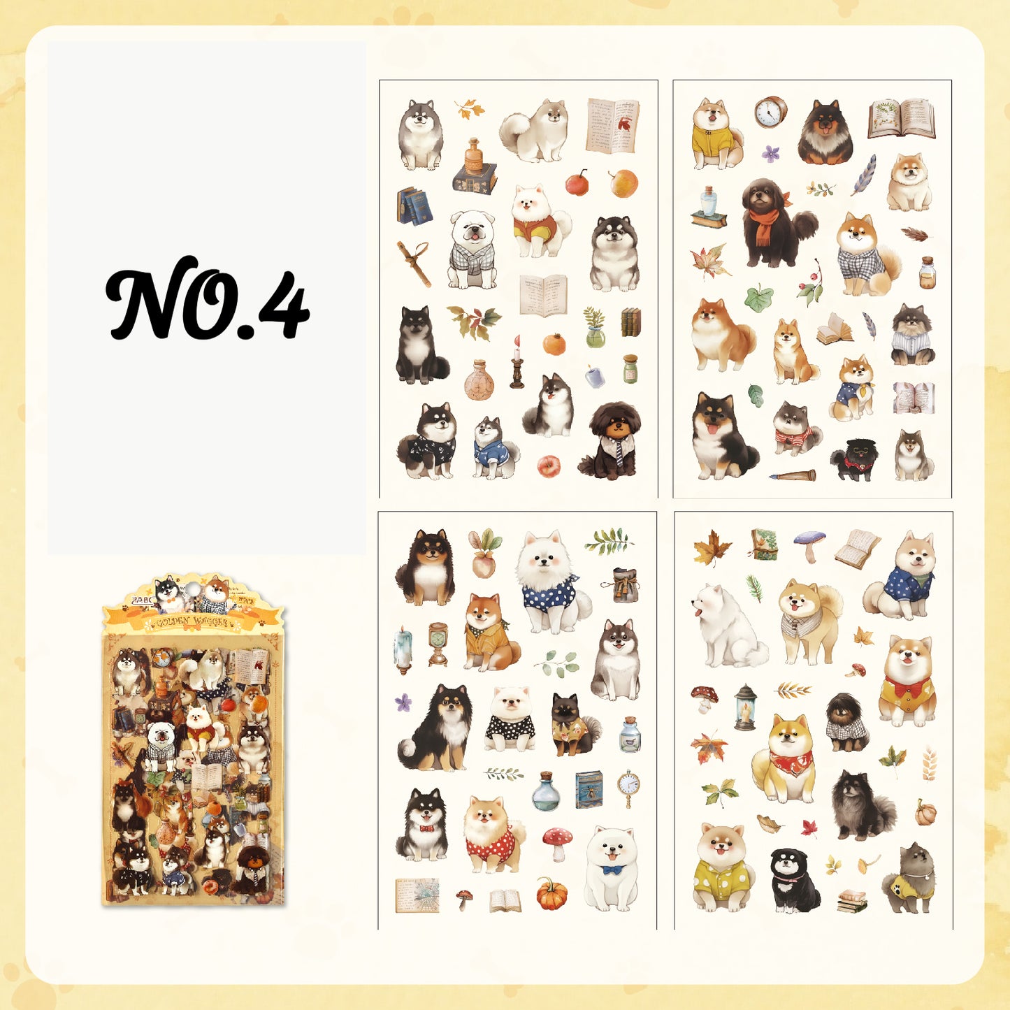 Woodland Friends PET Sticker Pack
