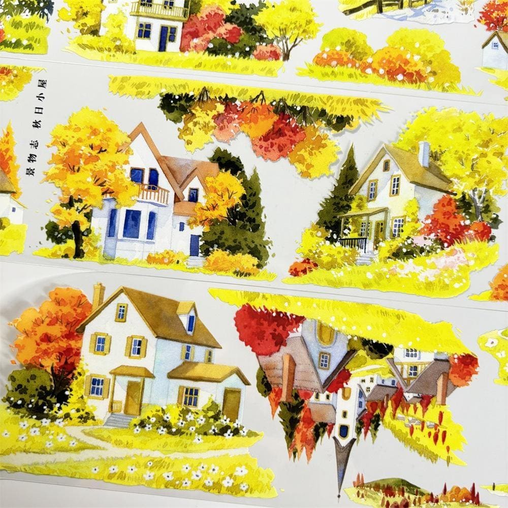 One Loop Autumn Cottage PET Tape