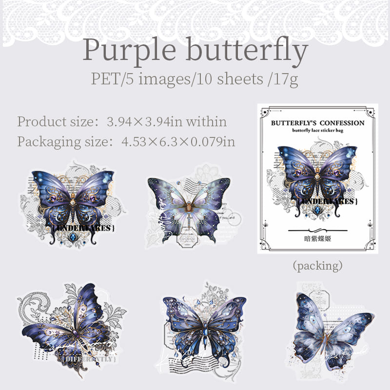 Butterfly Series Stickers