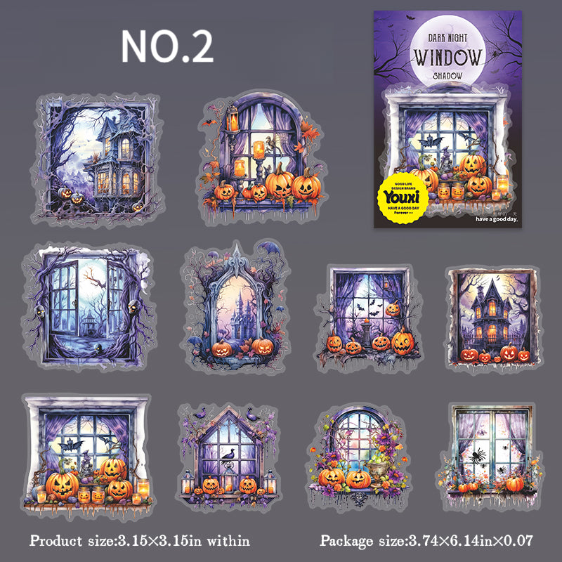Halloween Window Theme Sticker Pack