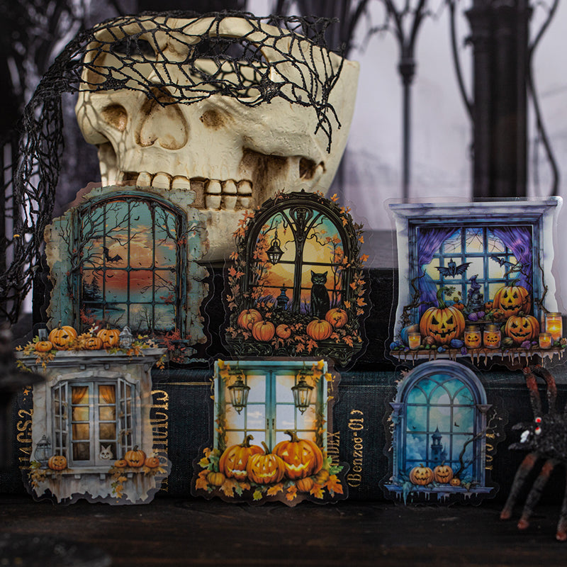 Halloween Window Theme Sticker Pack
