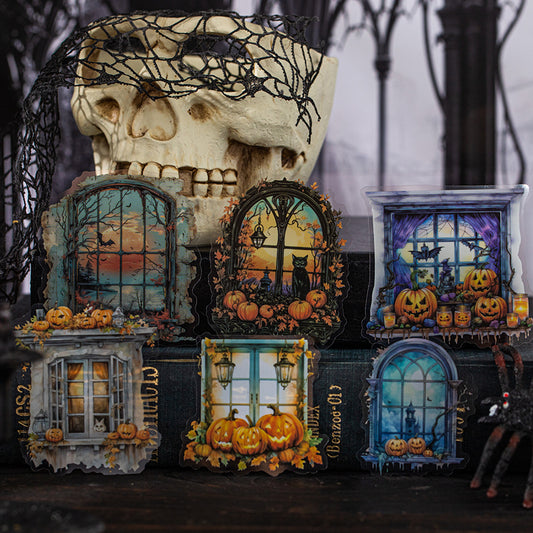 Halloween Window Theme Sticker Pack