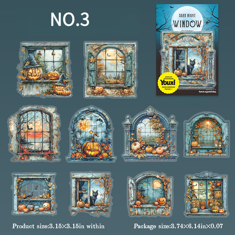 Halloween Window Theme Sticker Pack