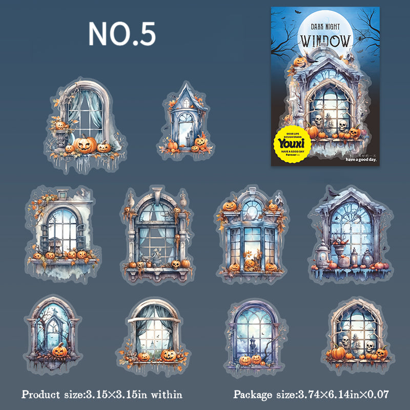 Halloween Window Theme Sticker Pack