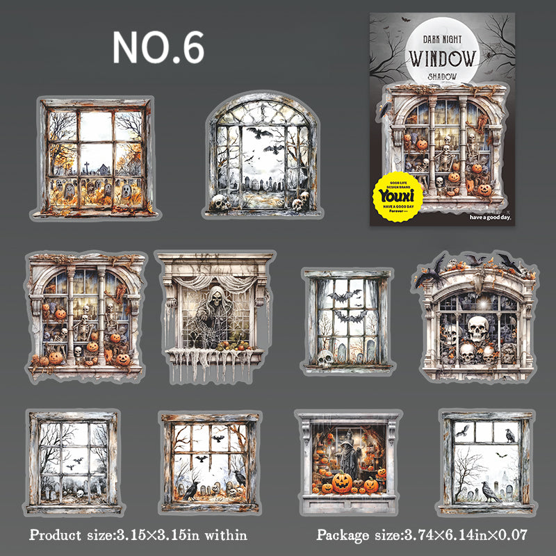 Halloween Window Theme Sticker Pack