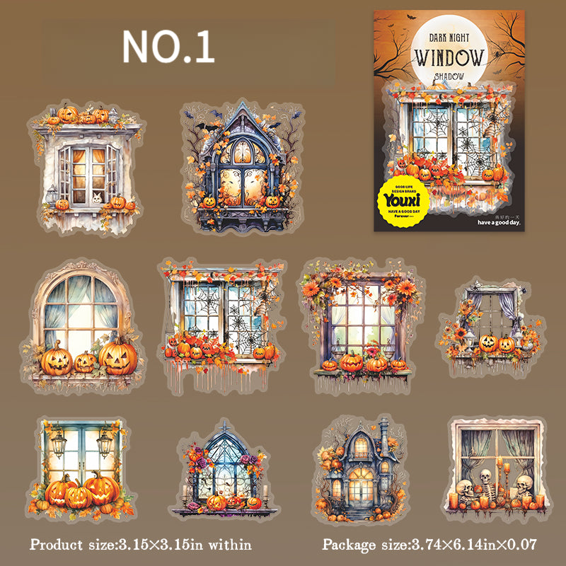 Halloween Window Theme Sticker Pack