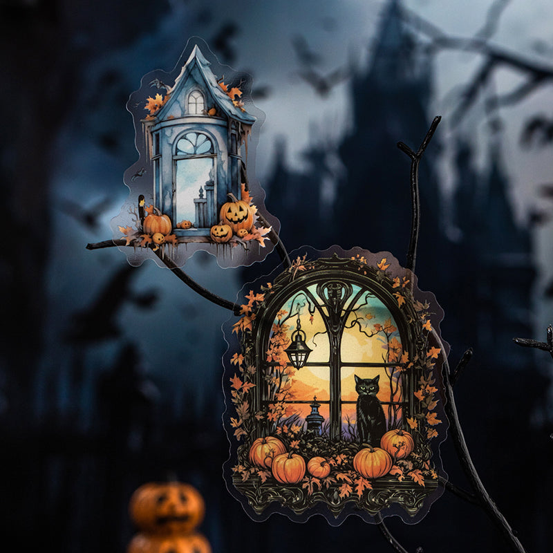 Halloween Window Theme Sticker Pack