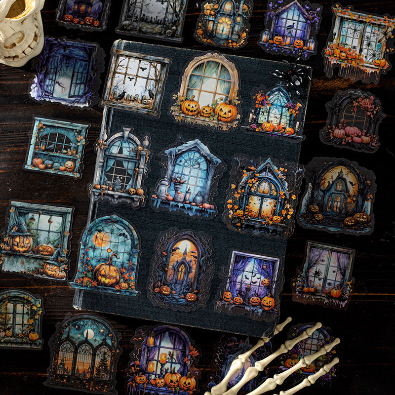 Halloween Window Theme Sticker Pack