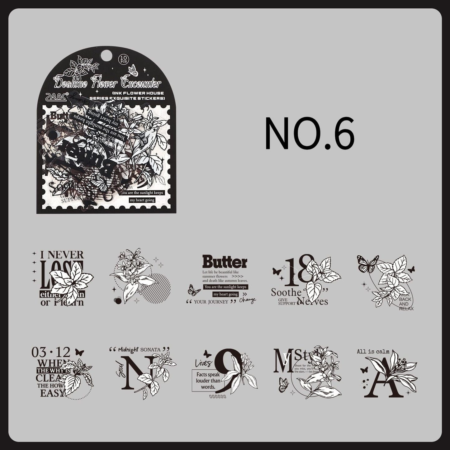 Ink Bloom Sticker Pack