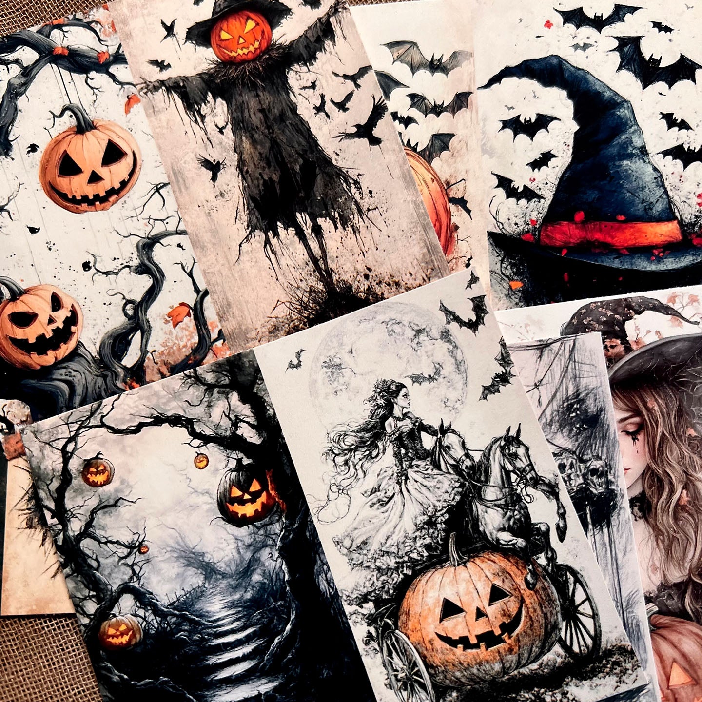 Halloween Scrapbook Paper