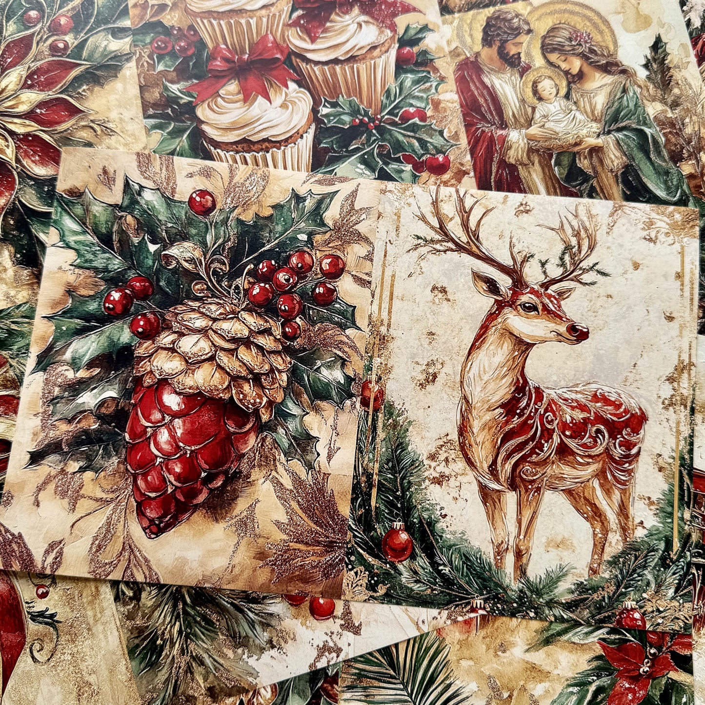 Christmas Series Scrapbook Paper