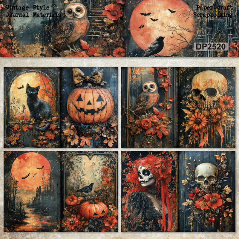 Halloween Theme Scrapbook Paper