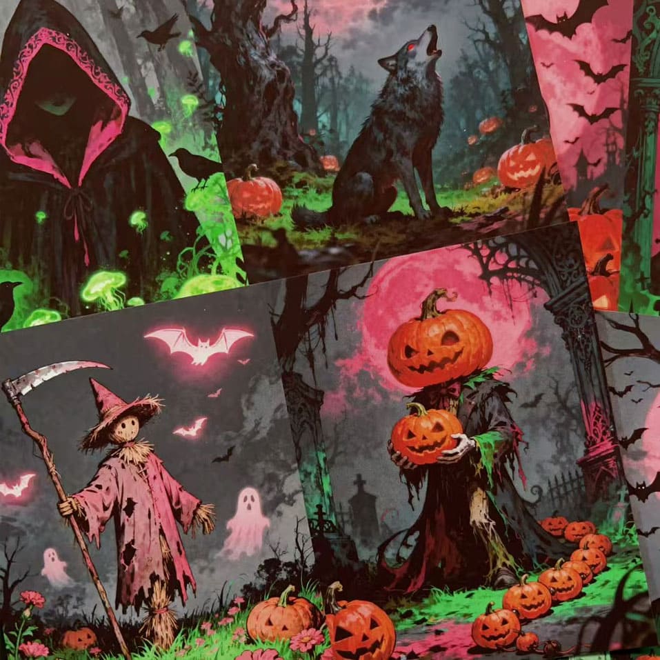 Halloween Scrapbook Paper