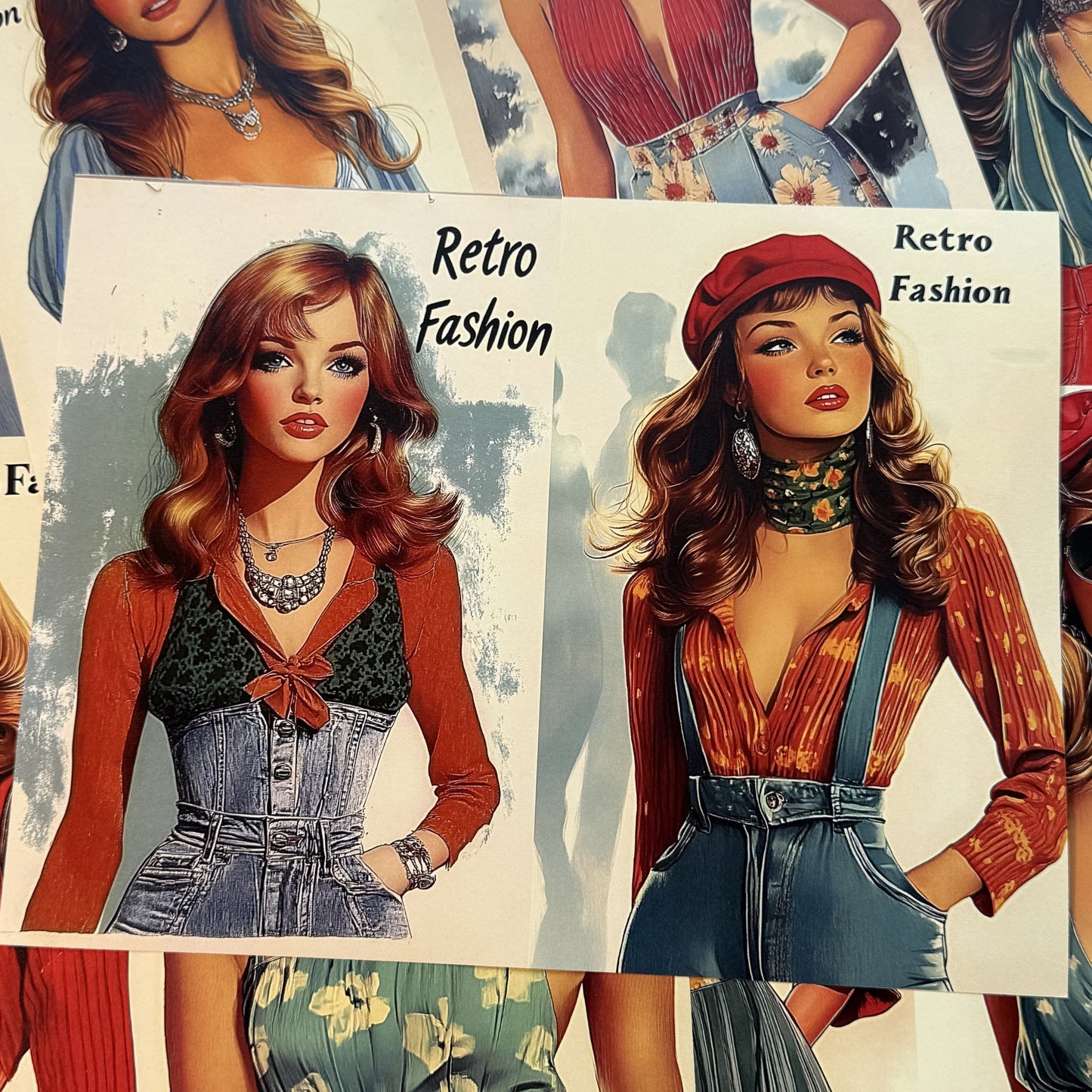 Magazine Style Scrapbook Paper